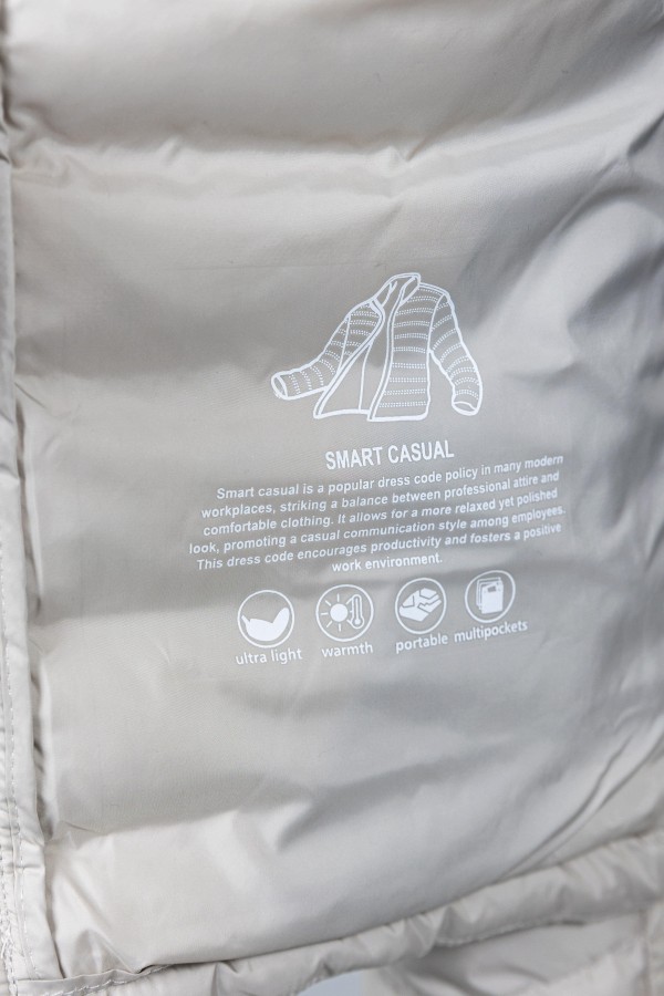 Men's Beige  Jacket with detachable Hood