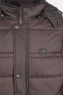 Ανδρικό Μπορντό Αμάνικο Μπουφάν με Αποσπώμενη Κουκούλα