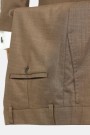 Men's Brown Suit Mixed Wool