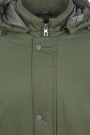 Ανδρικό Πράσινο Μπουφάν με Αποσπώμενη Κουκούλα 