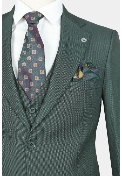 Σκούρο Πράσινο Κοστούμι