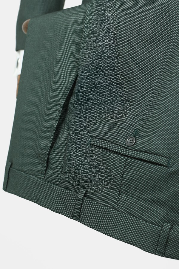 Σκούρο Πράσινο Κοστούμι