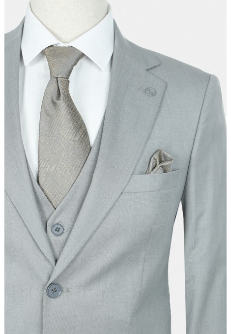 Ανοιχτό γκρι Κοστούμι