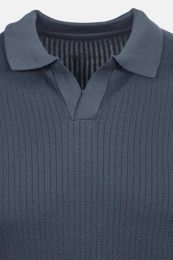 Men's Dark Blue Polo T-shirt