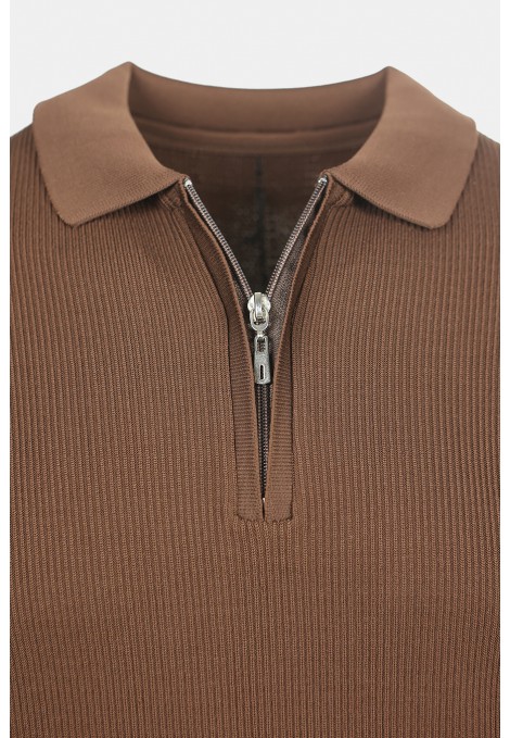 Men's Brown Polo T-shirt