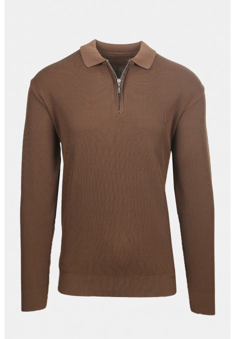 Men's Brown Polo T-shirt