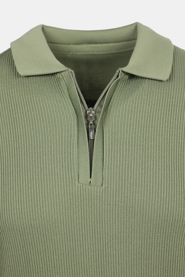 Men's Khaki Polo T-shirt