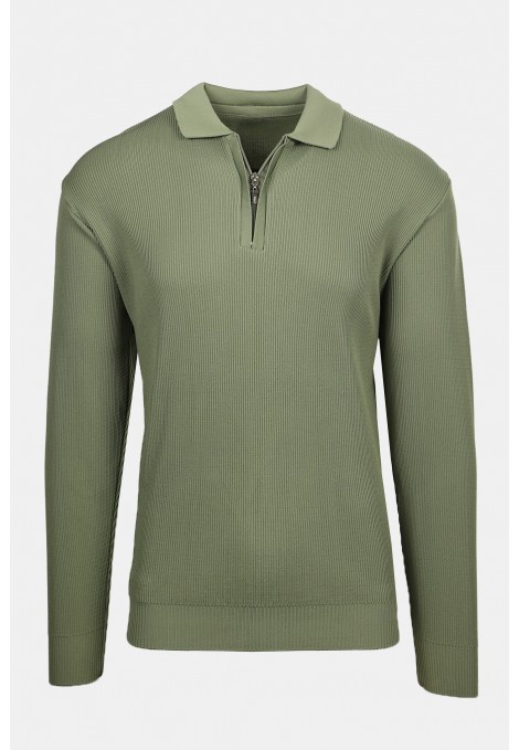 Men's Khaki Polo T-shirt