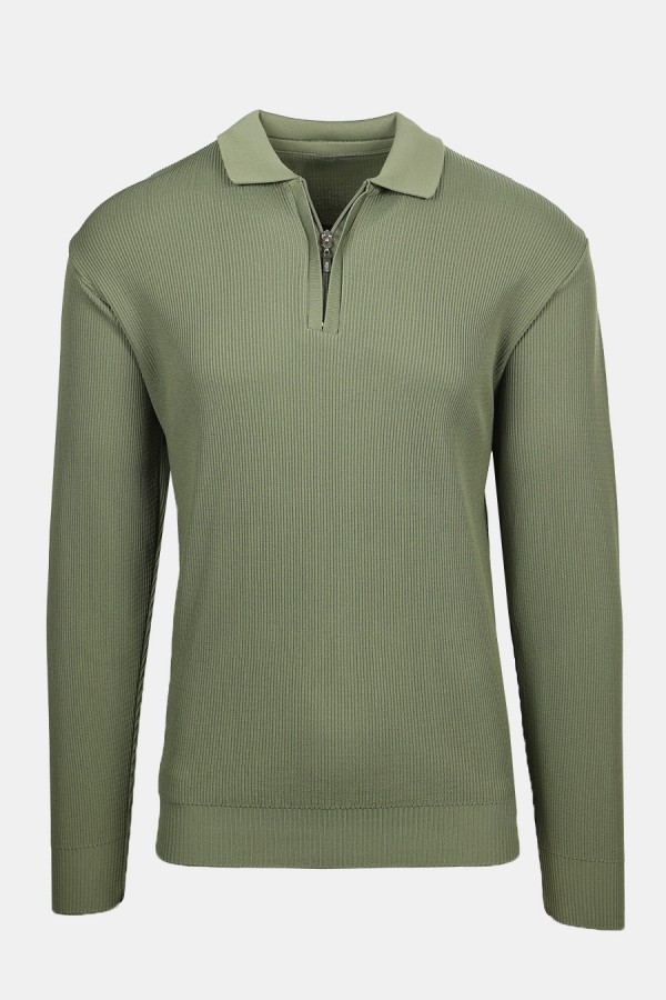 Men's Khaki Polo T-shirt