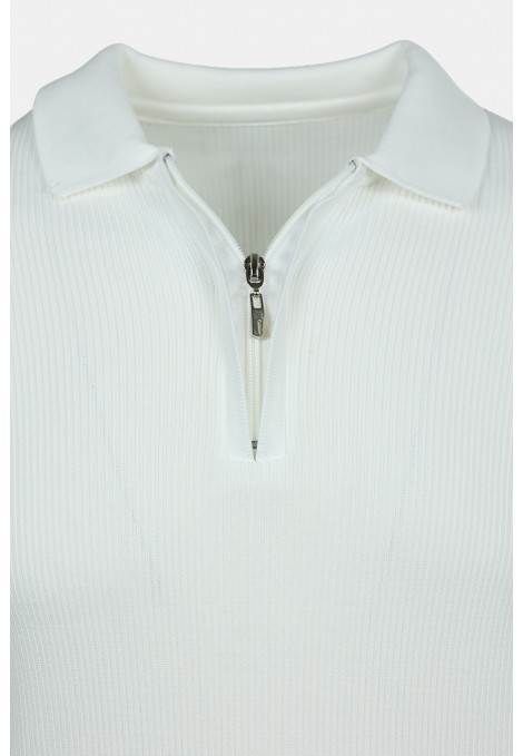Men's Off White Polo T-shirt