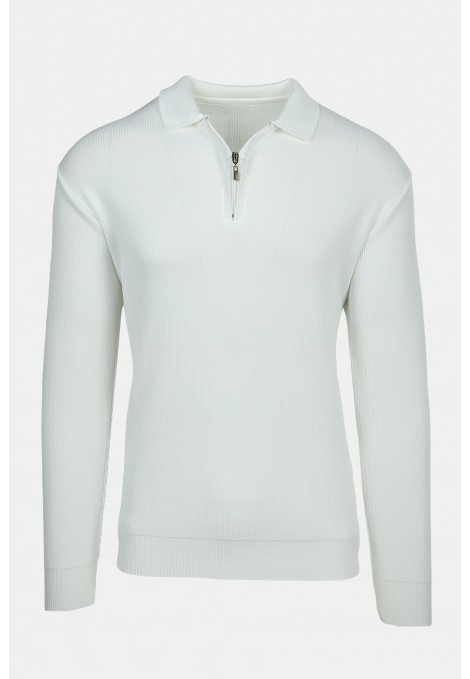 Men's Off White Polo T-shirt