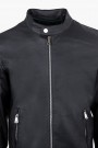 Men's Black Eco-Leather Jacket