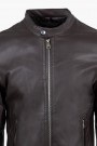 Men's Dark Brown Eco-Leather Jacket