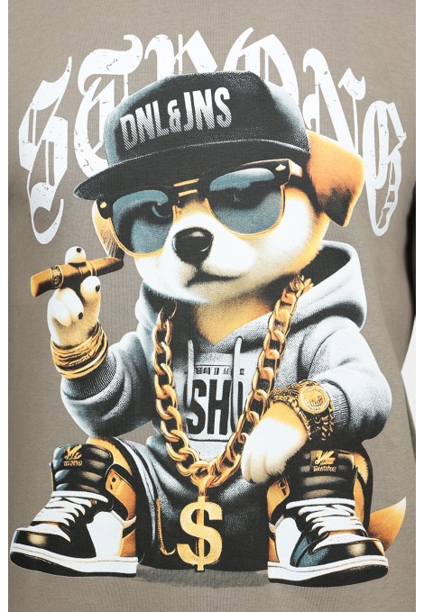 Καφέ Μπλούζα Φούτερ