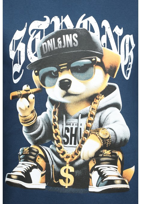 Σκούρο Μπλε Μπλούζα Φούτερ