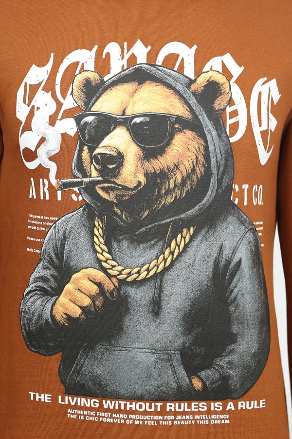 Κεραμιδί Μπλούζα Φούτερ