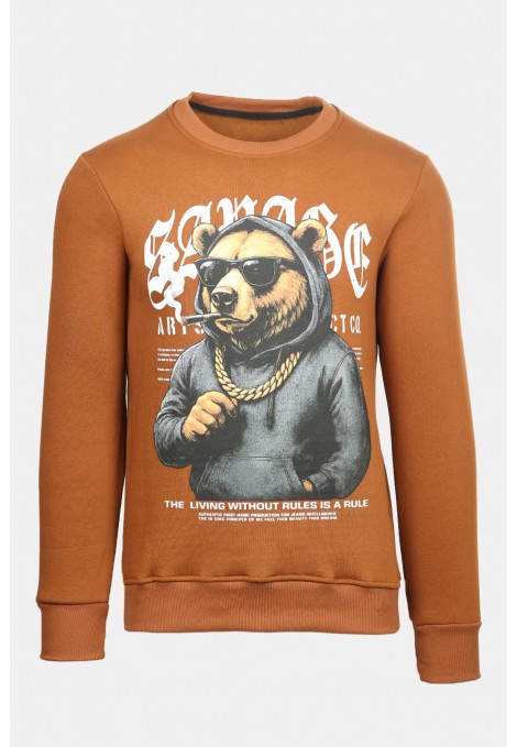 Κεραμιδί Μπλούζα Φούτερ