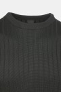 Men's Black Knitted T-shirt
