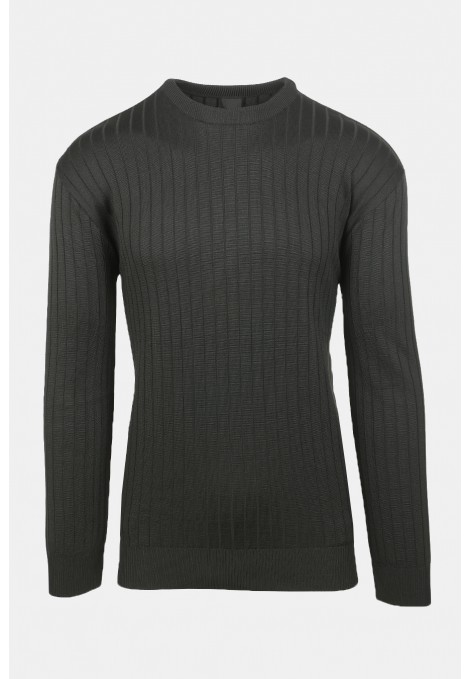 Men's Black Knitted T-shirt