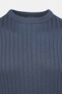 Men's Dark Blue Knitted T-shirt