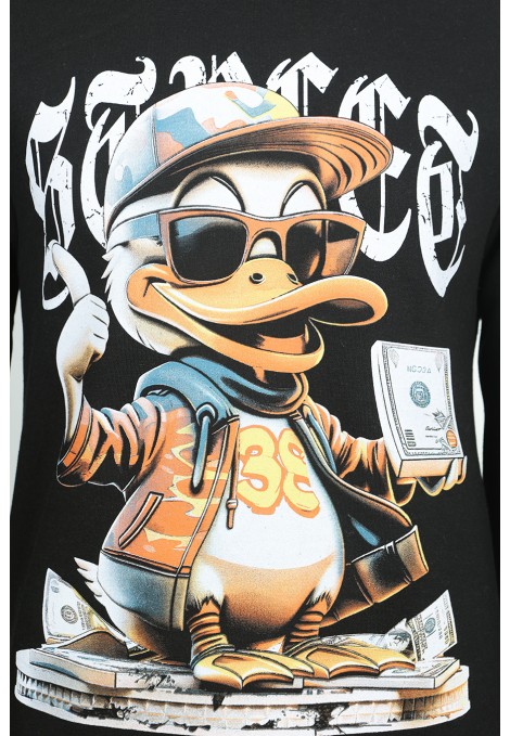 Μαύρη Μπλούζα Φούτερ