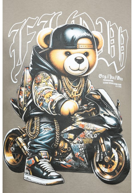 Καφέ Μπλούζα Φούτερ