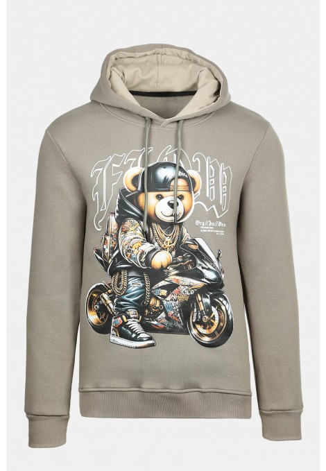 Καφέ Μπλούζα Φούτερ