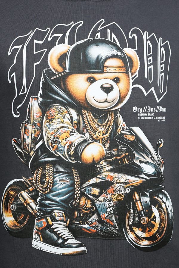 Γκρι Μπλούζα Φούτερ