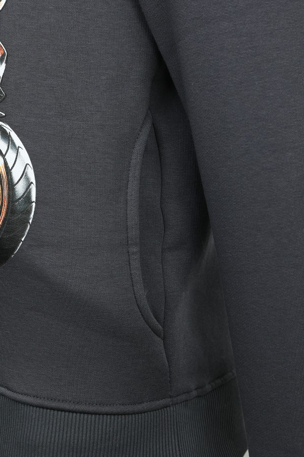 Γκρι Μπλούζα Φούτερ