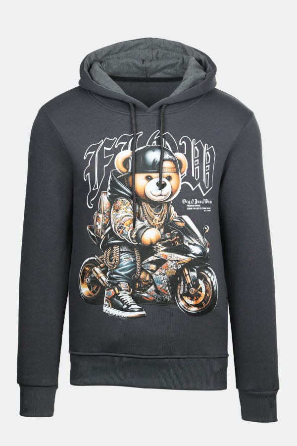 Γκρι Μπλούζα Φούτερ