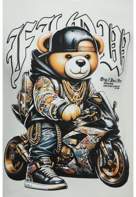 Λευκή Μπλούζα Φούτερ