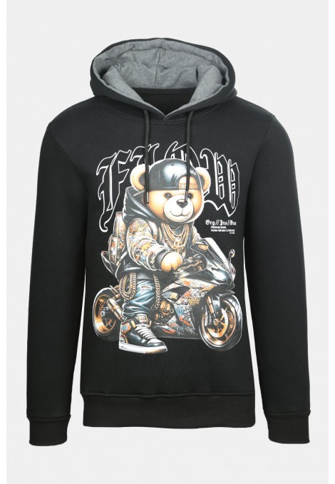 Μαύρη Μπλούζα Φούτερ