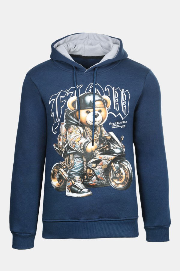 Σκούρο Μπλε Μπλούζα Φούτερ