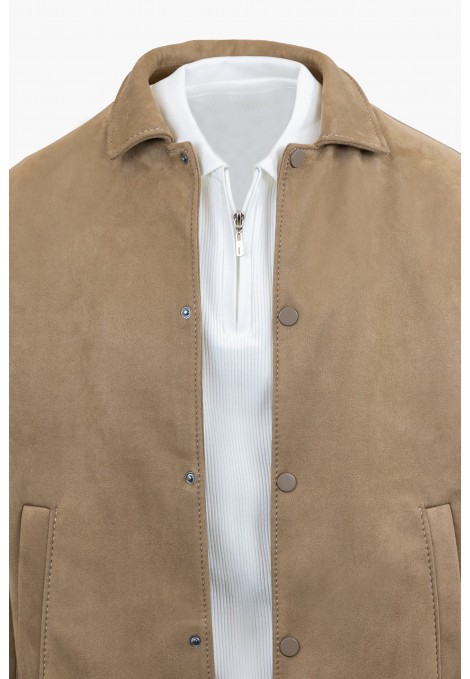 Ανδρικό SoftSuede Casual Camel Σακάκι