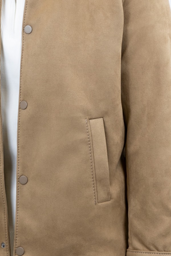 Ανδρικό SoftSuede Casual Camel Σακάκι