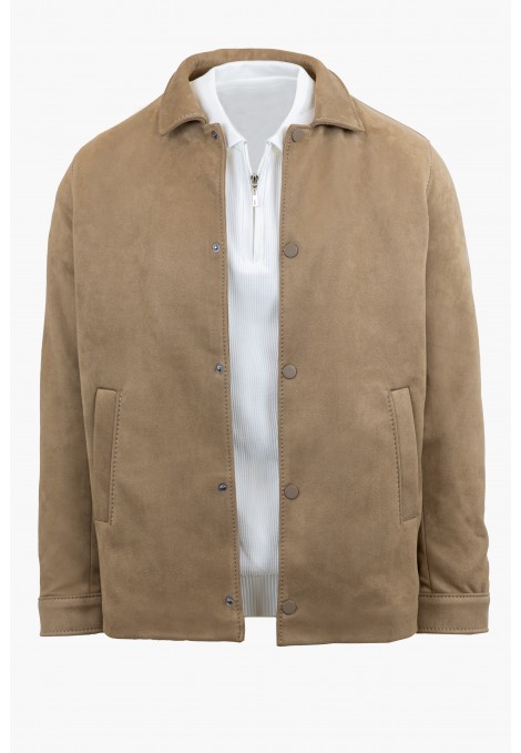 Ανδρικό SoftSuede Casual Camel Σακάκι