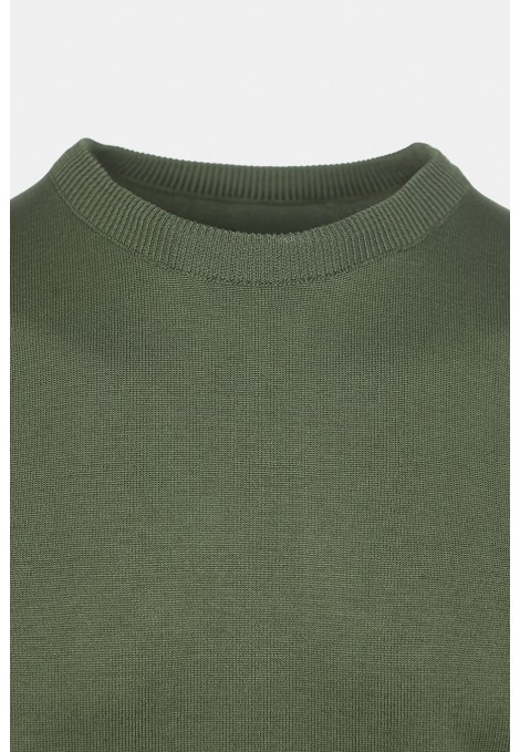 Ανδρική Χακί Πλεκτή Μπλούζα