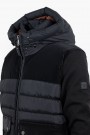 Men's Black  Jacket with detachable Hood