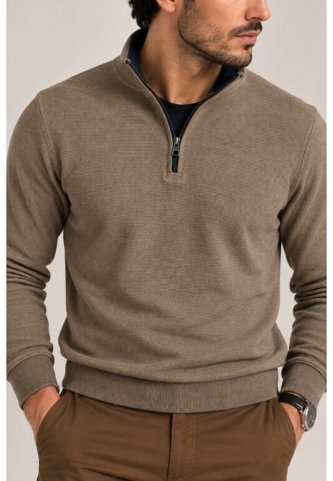 Men's camel T-shirt