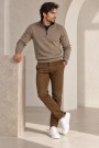 Men's camel T-shirt